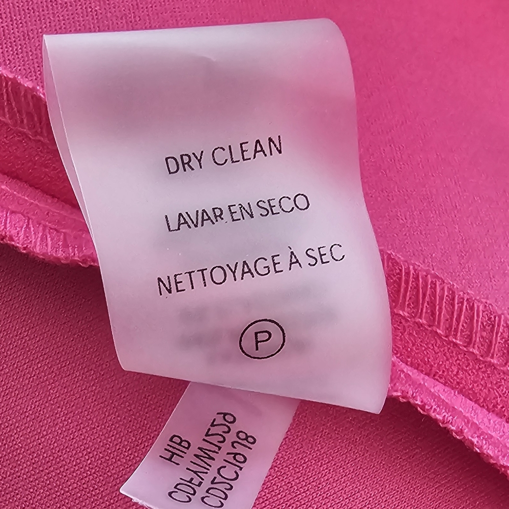 Calvin Klein Sleeveless Midi Dress in Hibiscus Pink Size 10 - Picture 6 of 7